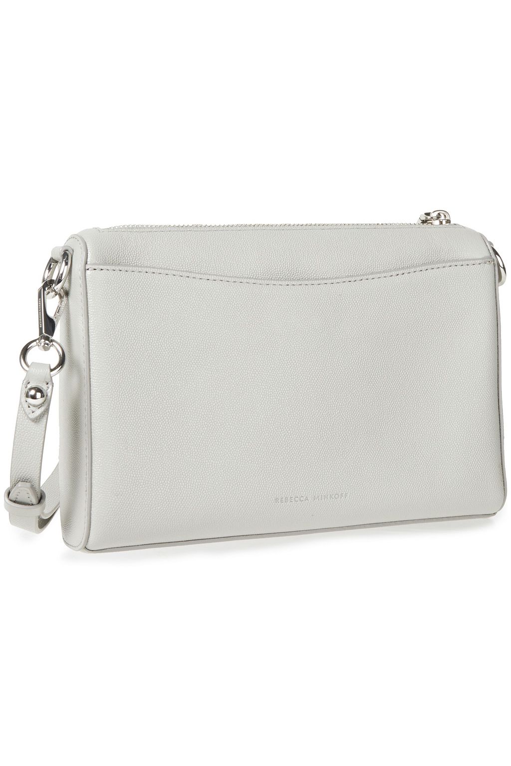 REBECCA MINKOFF Jean pebbled-leather shoulder bag