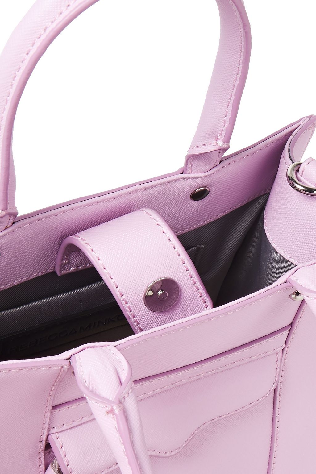 REBECCA MINKOFF Textured-leather tote