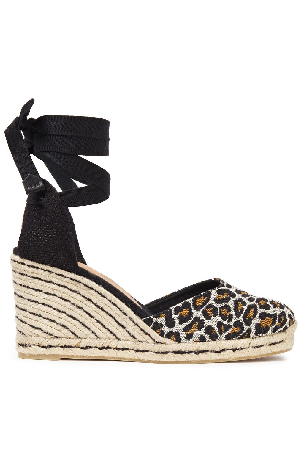 animal print espadrilles