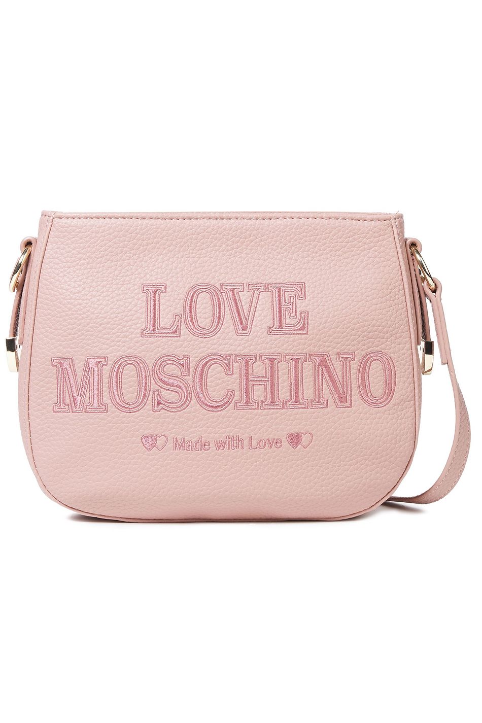 moschino leather shoulder bag
