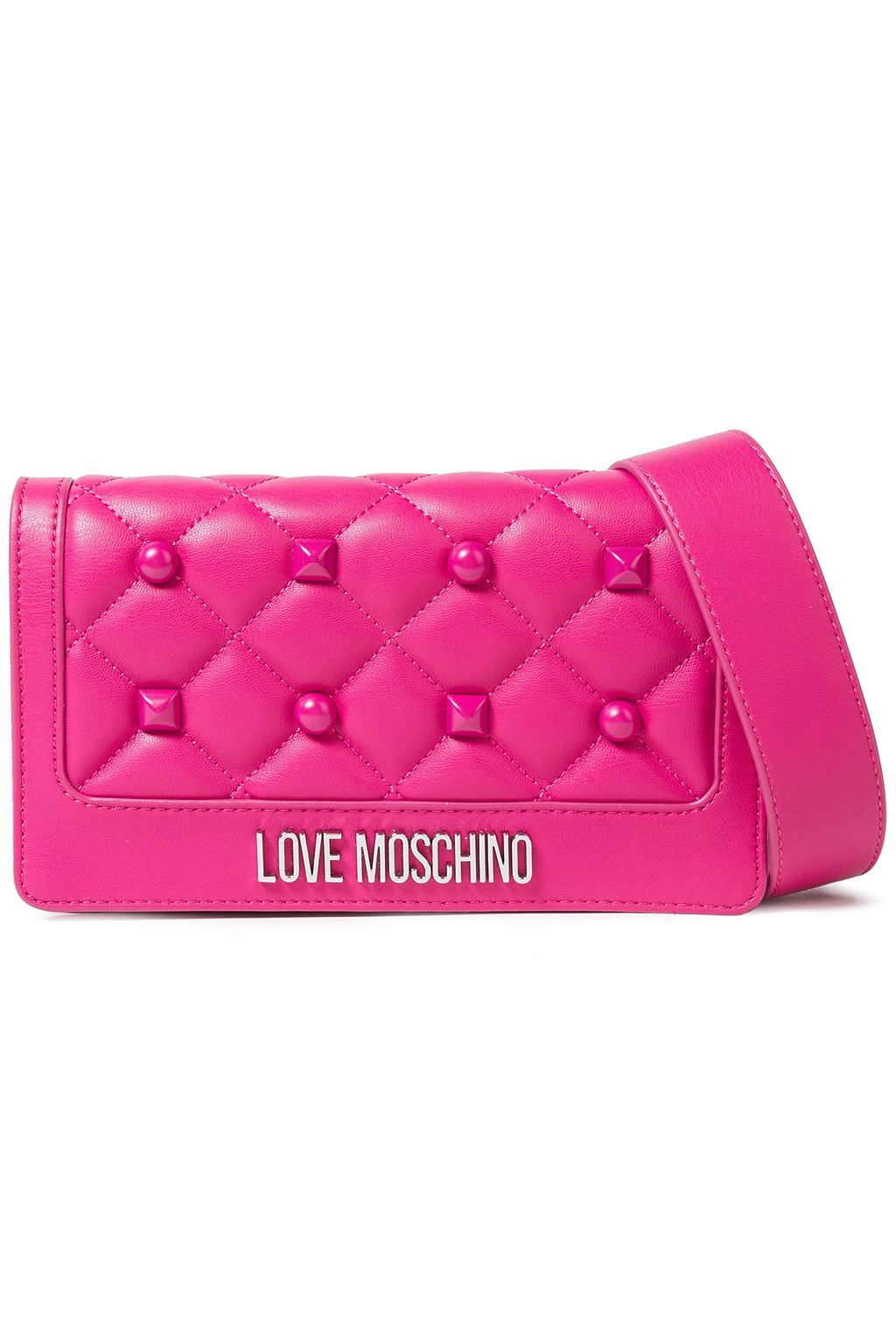 love moschino quilted faux leather crossbody bag