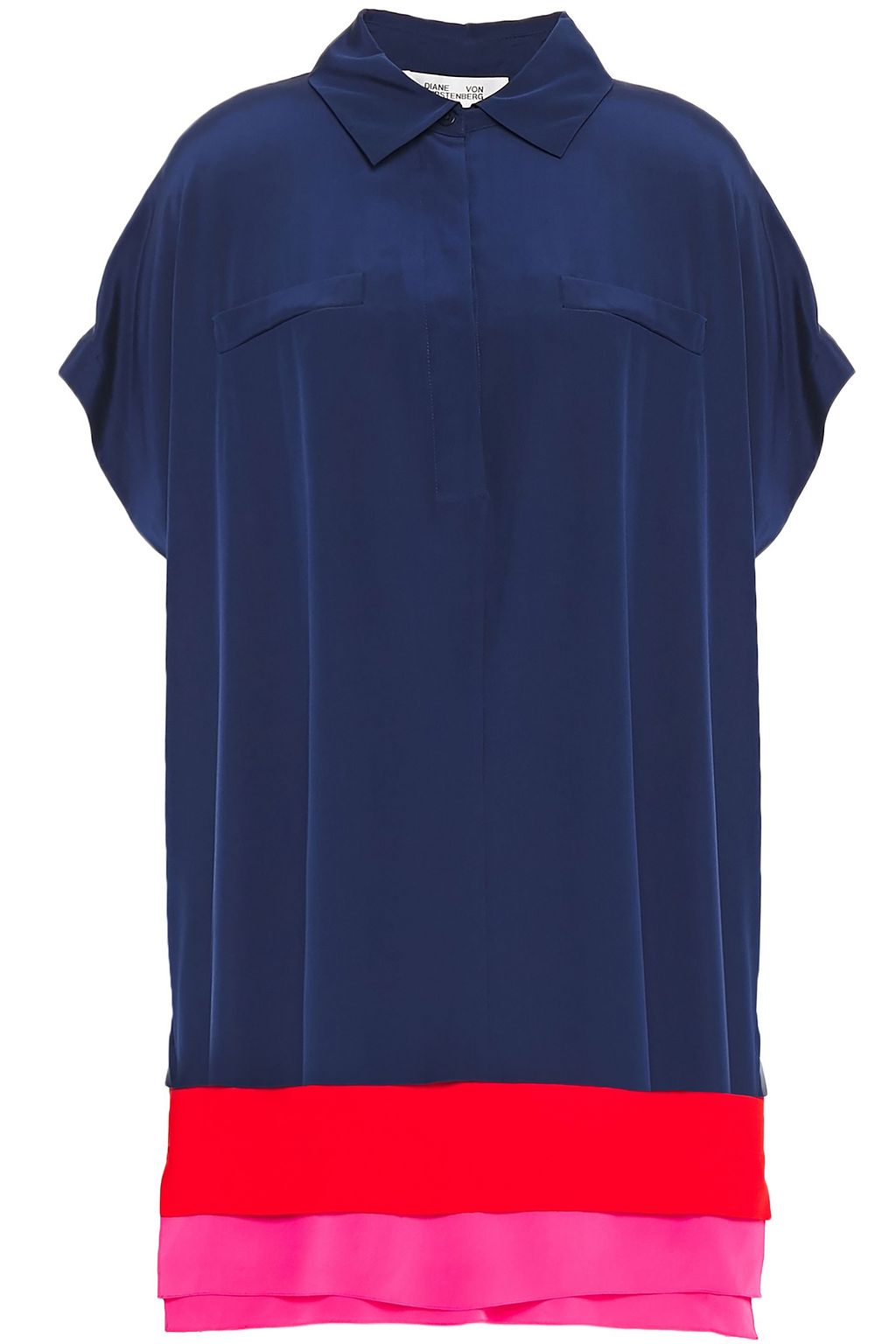 hatsu new silk crepe de chine shirt dress