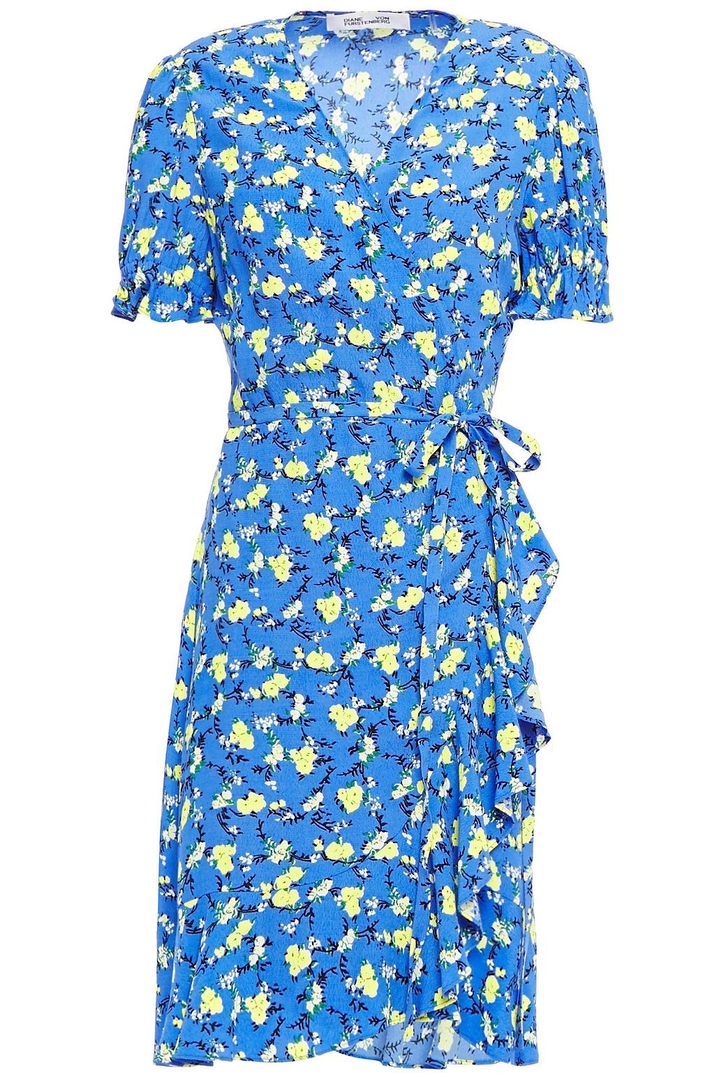 light blue leopard print dress
