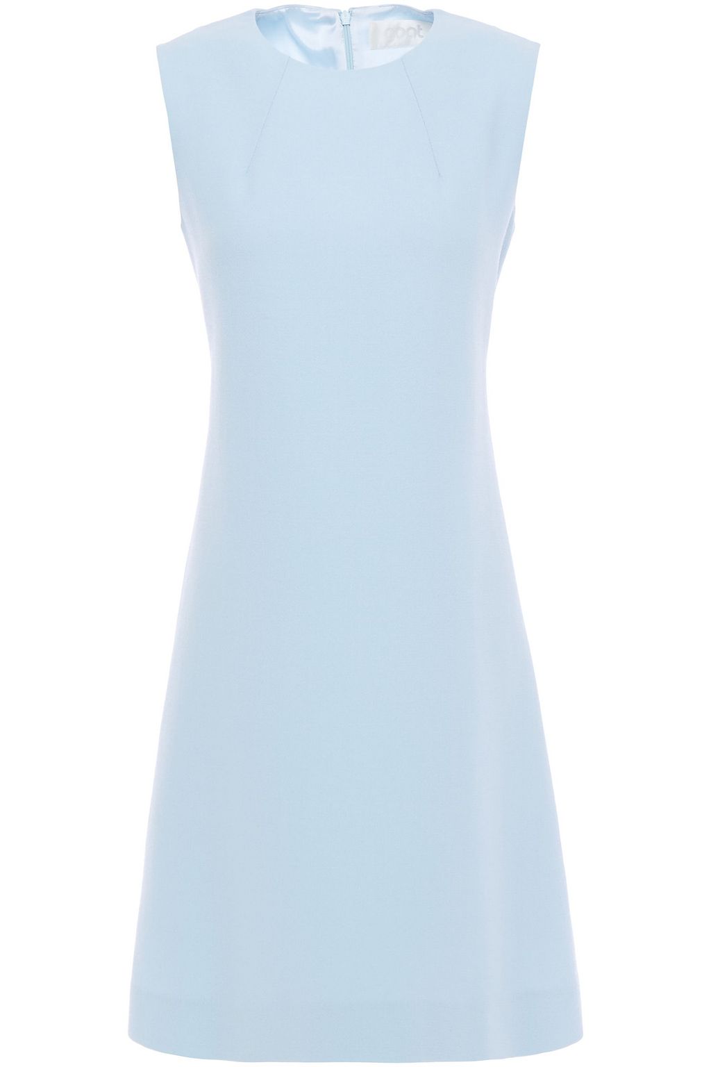 light blue wool dress