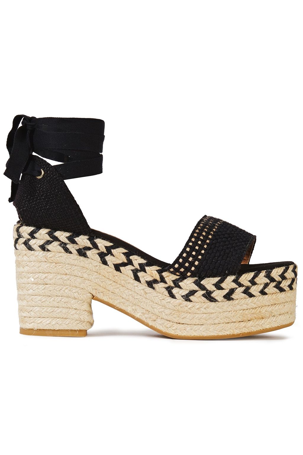 woven espadrille sandals