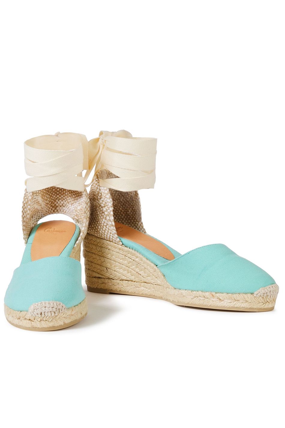 turquoise espadrilles