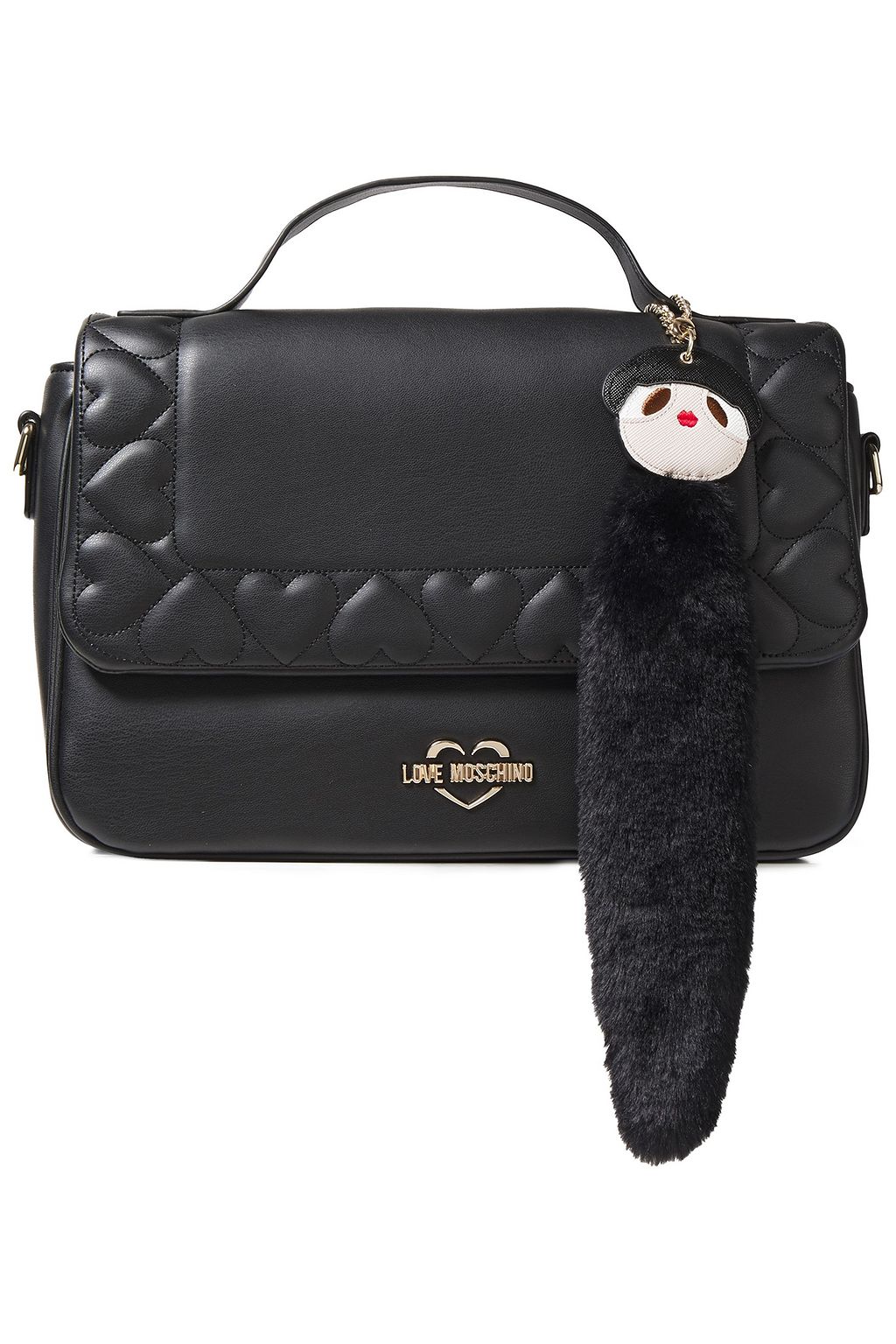 black quilted designer bag