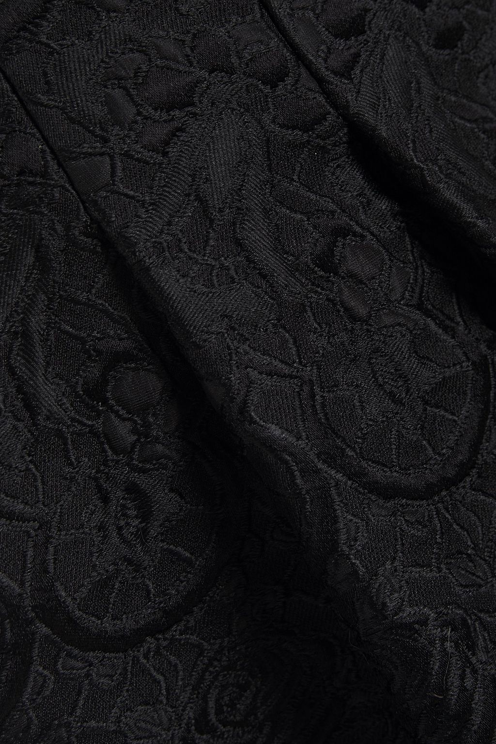 Black Embellished cotton-blend jacquard culottes | Sale up to 70 Black Embellished cotton-blend jacquard culottes | Sale up to 70