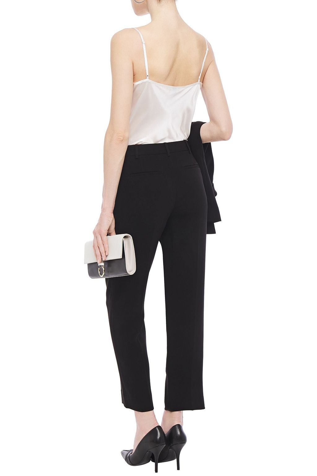 DIANE VON FURSTENBERG Crepe tapered pants