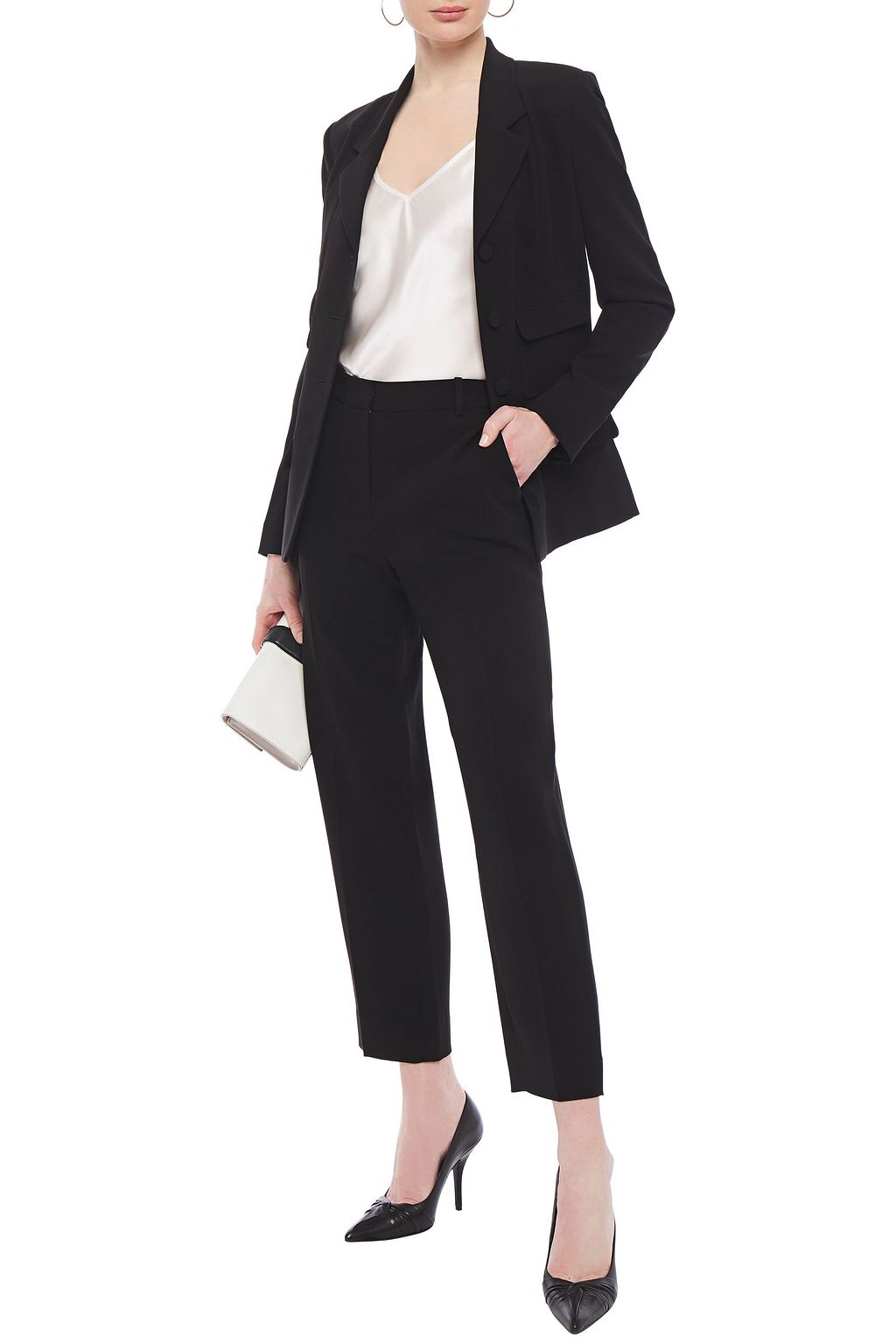 DIANE VON FURSTENBERG Crepe tapered pants