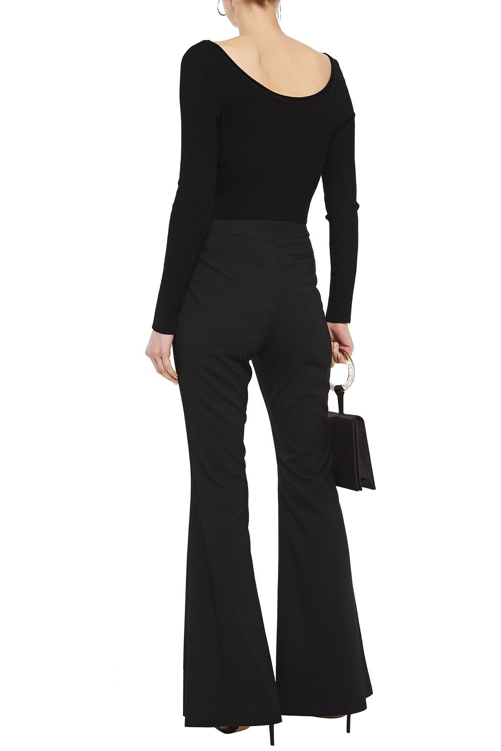 RACHEL ZOE Twill flared pants