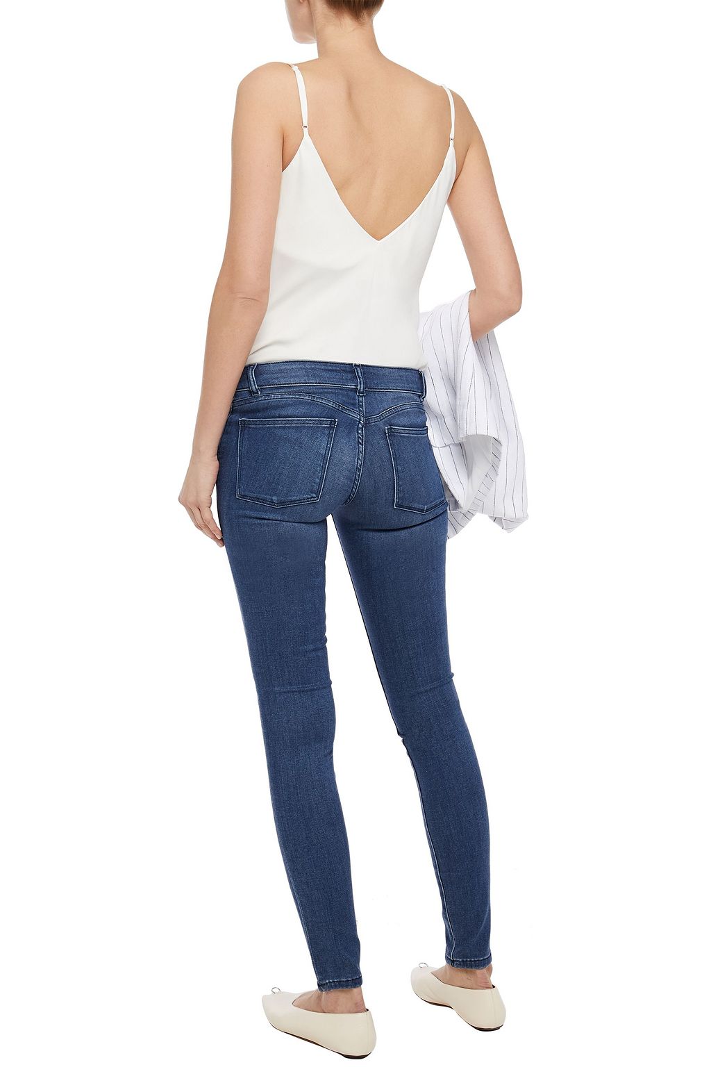 DL1961 Faded mid-rise skinny jeans
