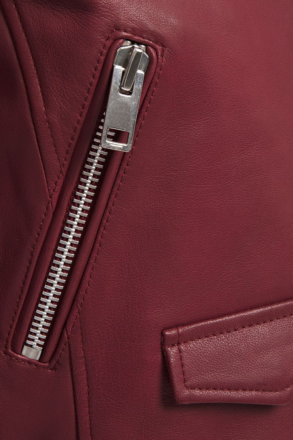WALTER BAKER Leather biker jacket