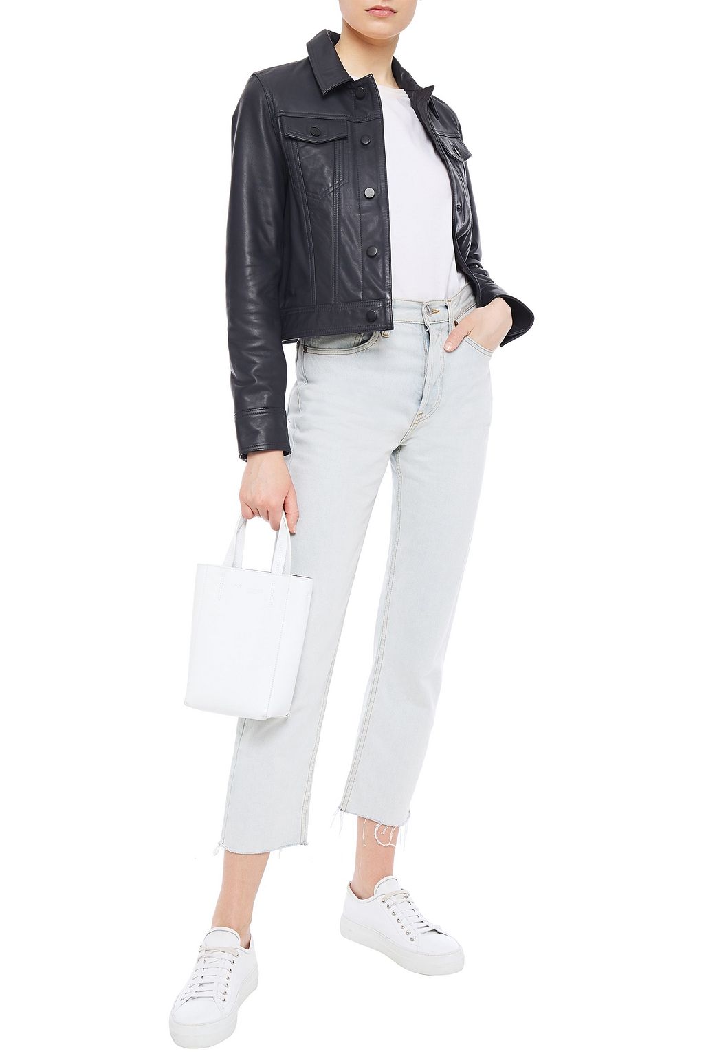 WALTER BAKER Laine leather jacket
