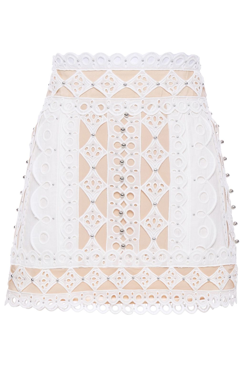 zimmermann moncur studded mini dress