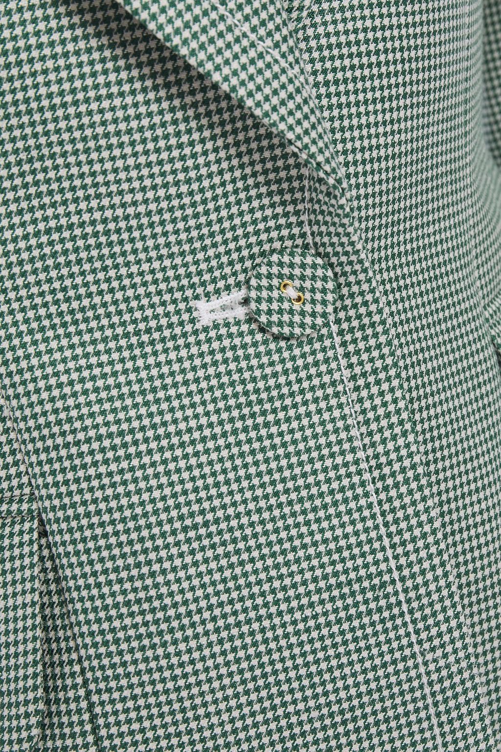 ZIMMERMANN Houndstooth linen and wool-blend blazer