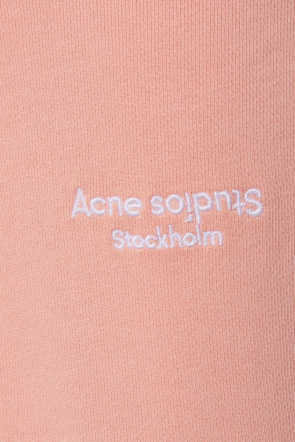 ACNE STUDIOS بنطلون رياضي "إلودي" من قماش تيري القطني الفرنسي المطرز