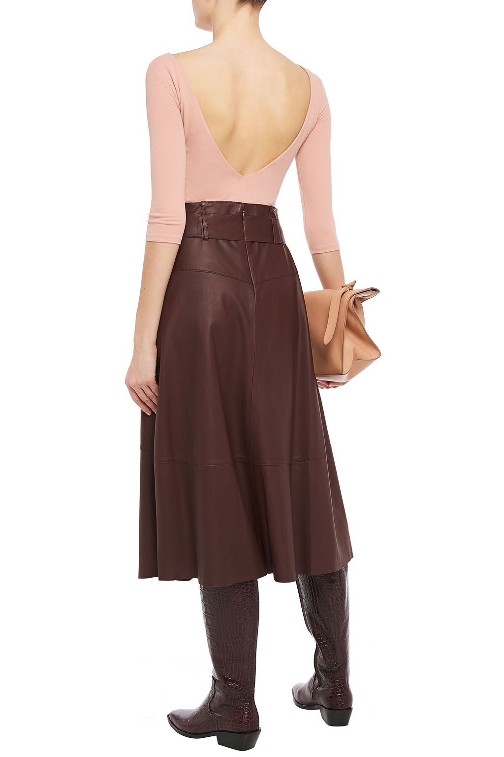 ACNE STUDIOS Open-back stretch-cotton jersey bodysuit
