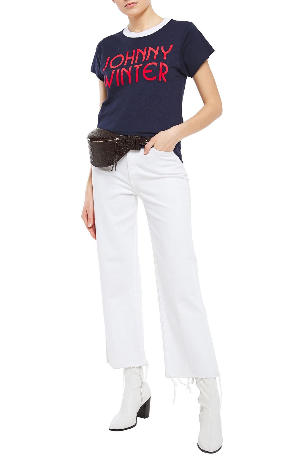 ACNE STUDIOS Printed cotton-jersey T-shirt
