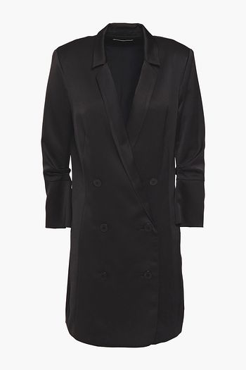 halston heritage tuxedo dress