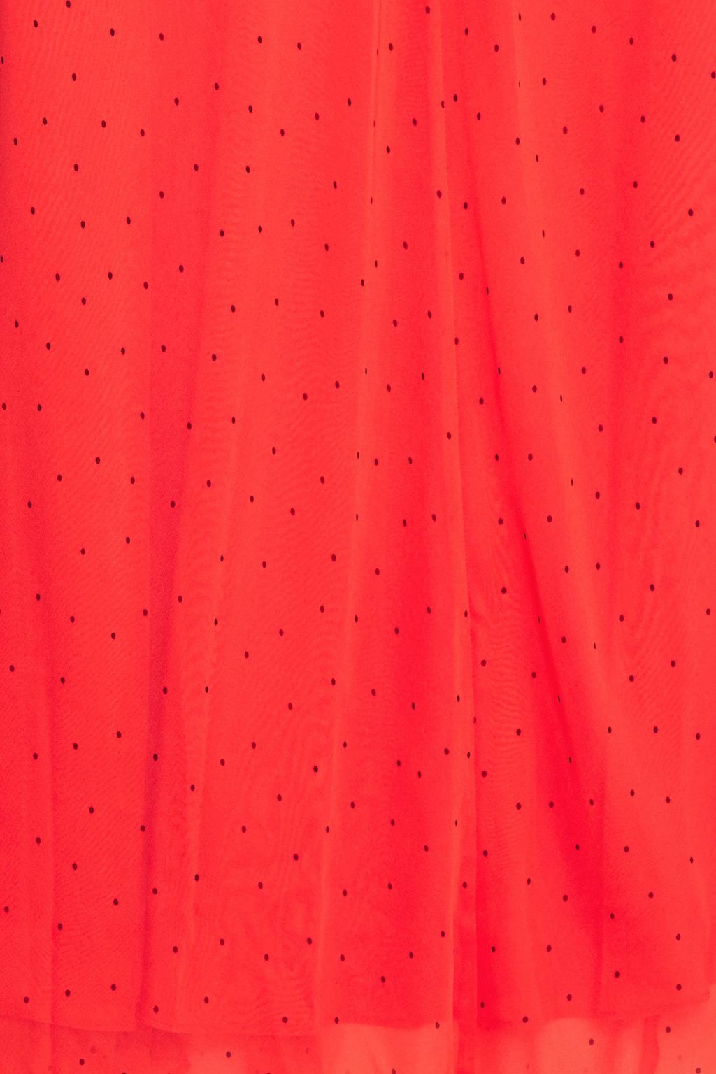 MICHELLE MASON Draped polka-dot silk-chiffon gown