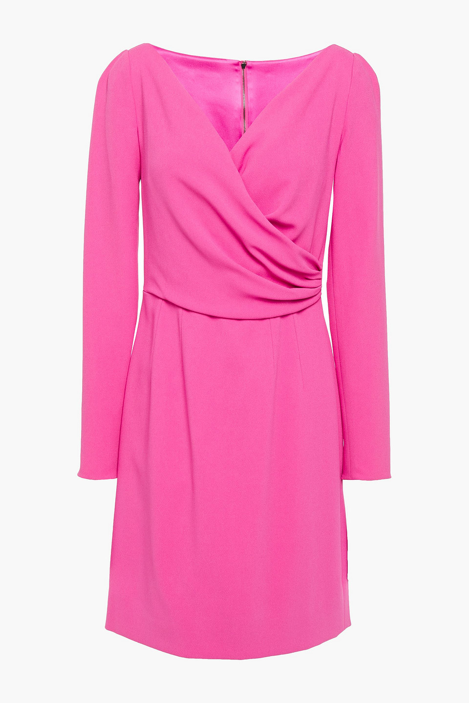 Dolce&Gabbana Wrap-effect crepe mini dress