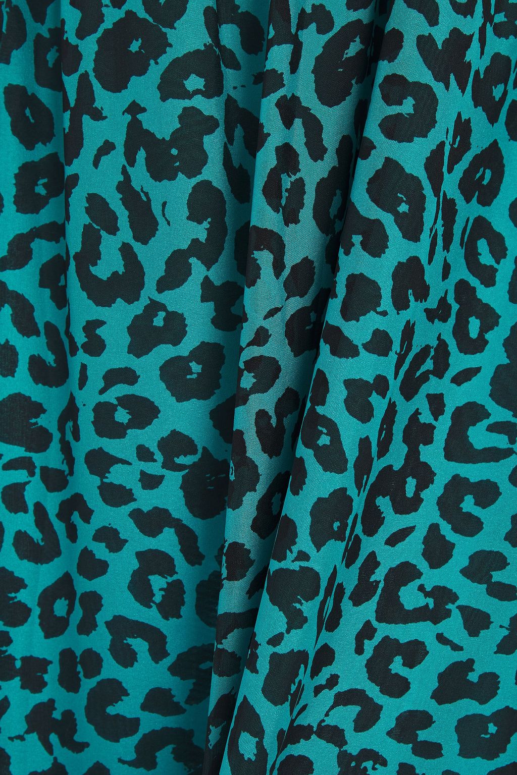 MICHELLE MASON Open-back leopard-print silk-chiffon midi dress