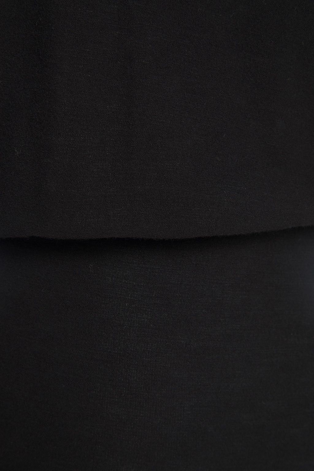 JAMES PERSE Gathered stretch-cotton jersey mini dress