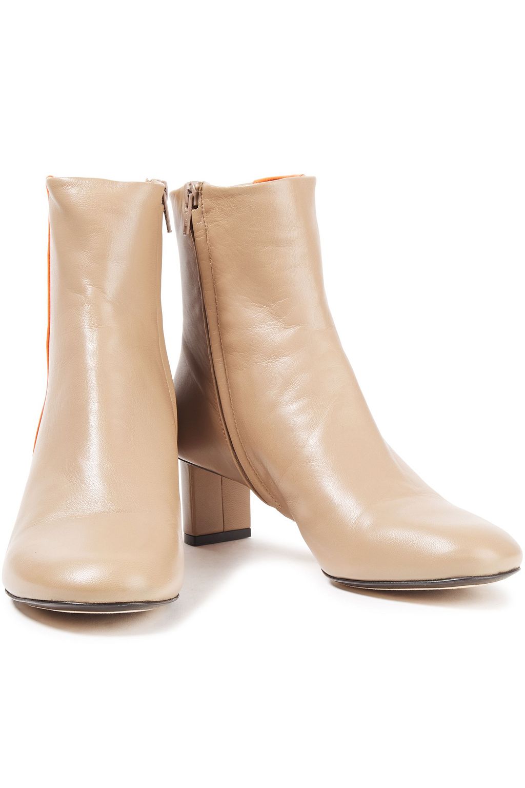 JOSEPH Avenue two-tone leather ankle boots