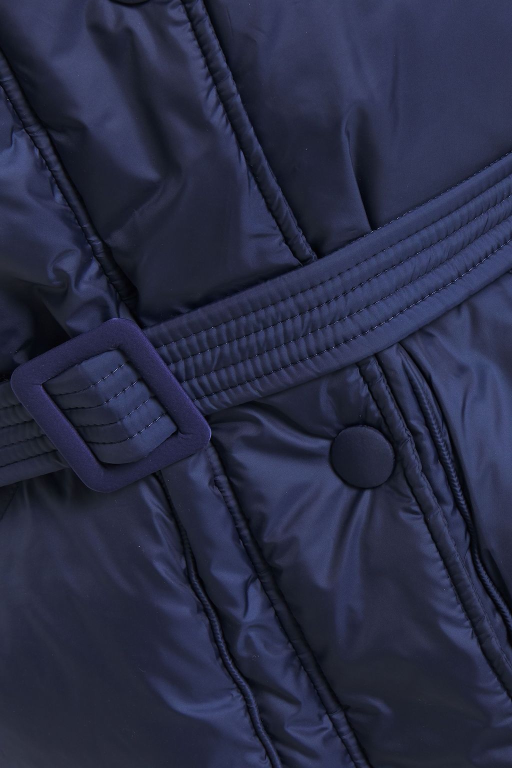 IENKI IENKI Belted quilted shell hooded vest