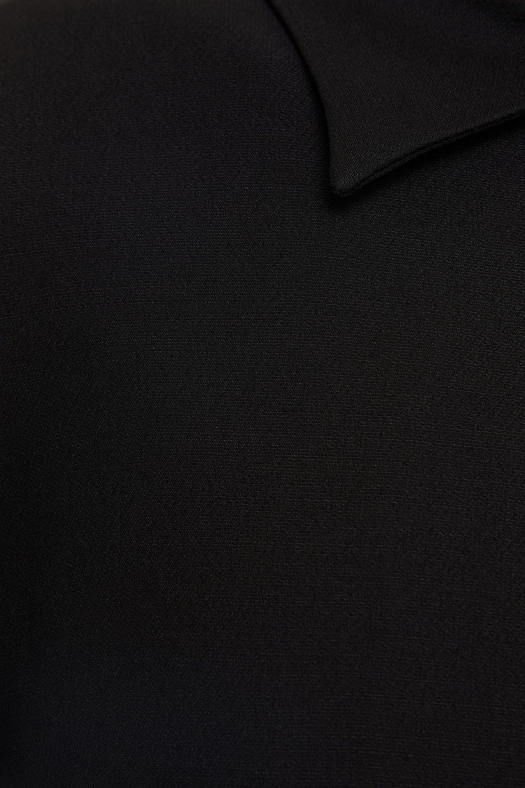 VALENTINO GARAVANI Cutout wool and silk-blend twill mini dress