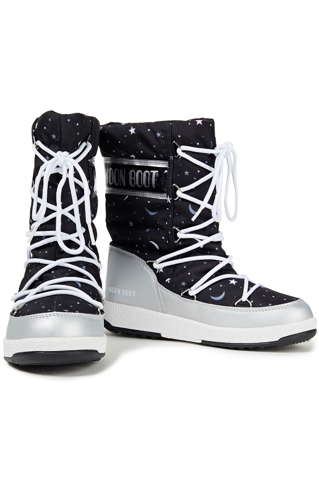 MOON BOOT Jr Girl Universe printed shell snow boots
