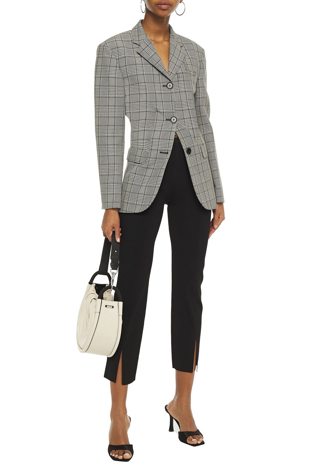 PROENZA SCHOULER Prince of Wales checked wool-blend blazer