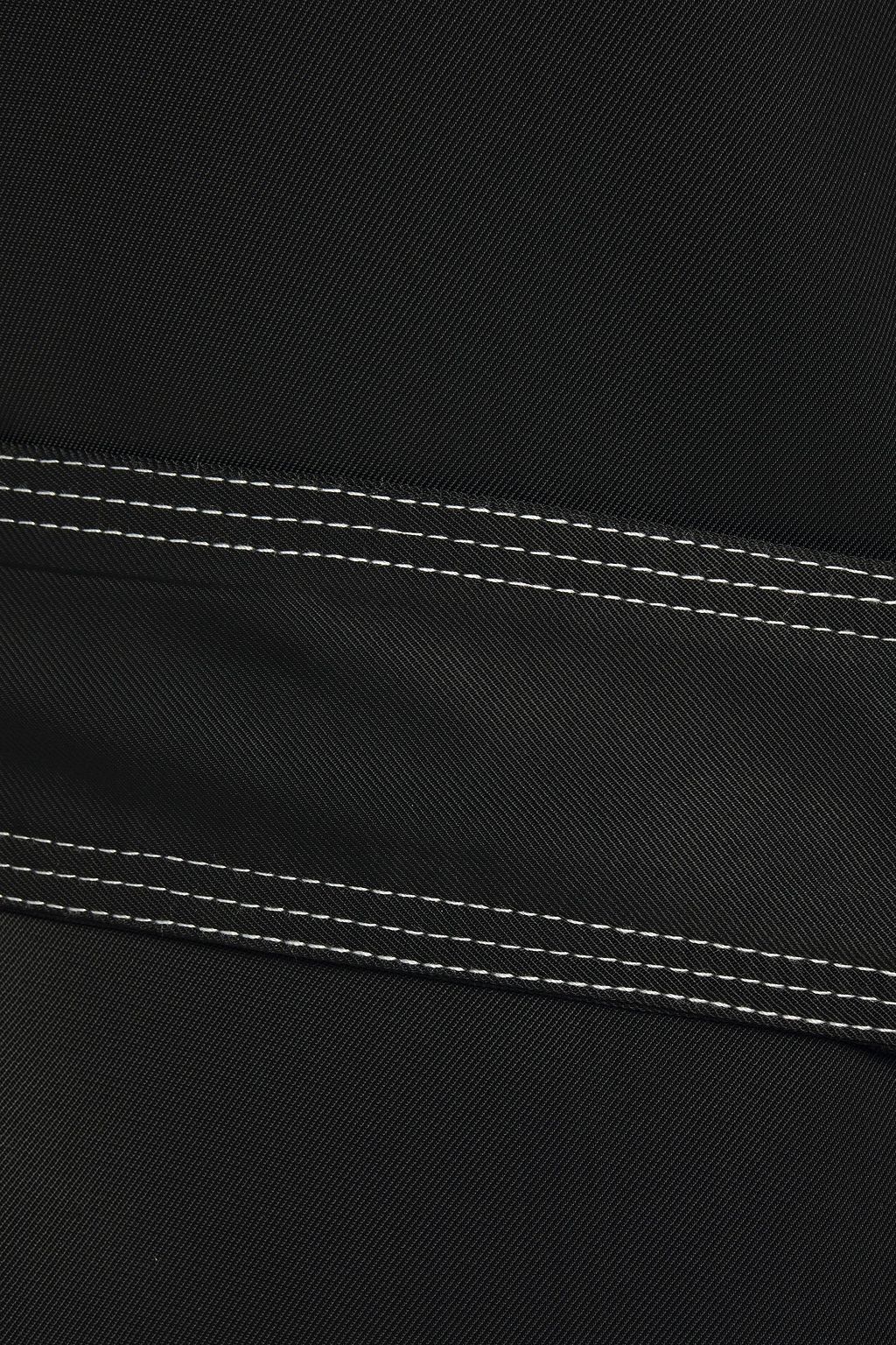 PROENZA SCHOULER Belted draped twill midi dress