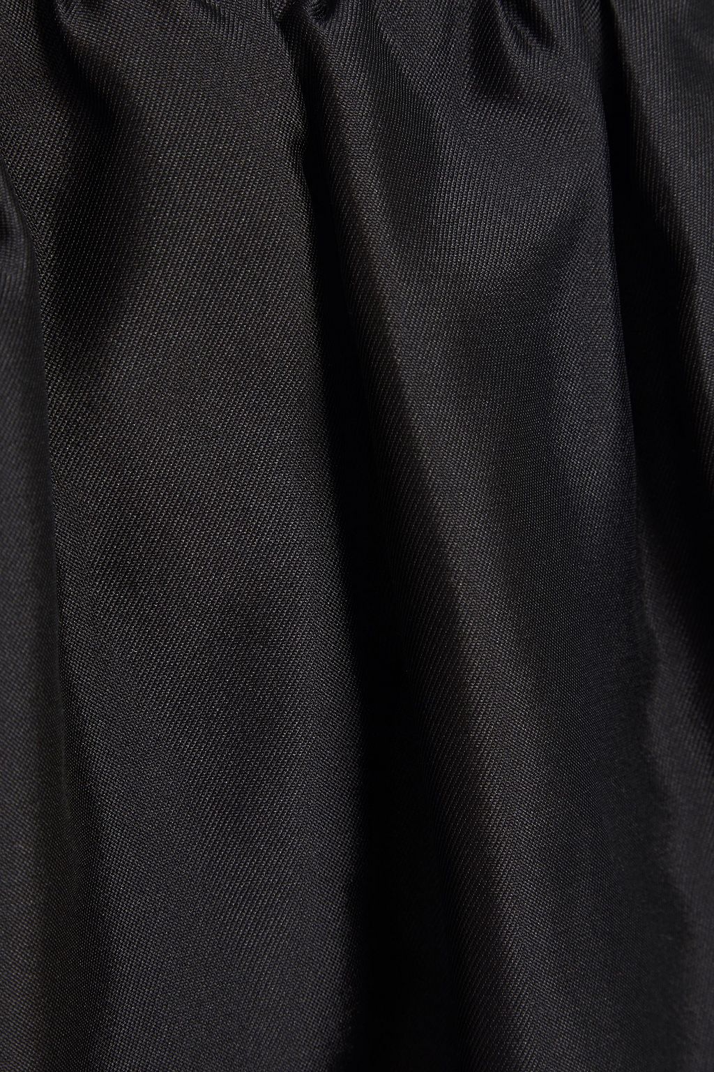 THE ROW Ranel gathered silk-twill maxi skirt