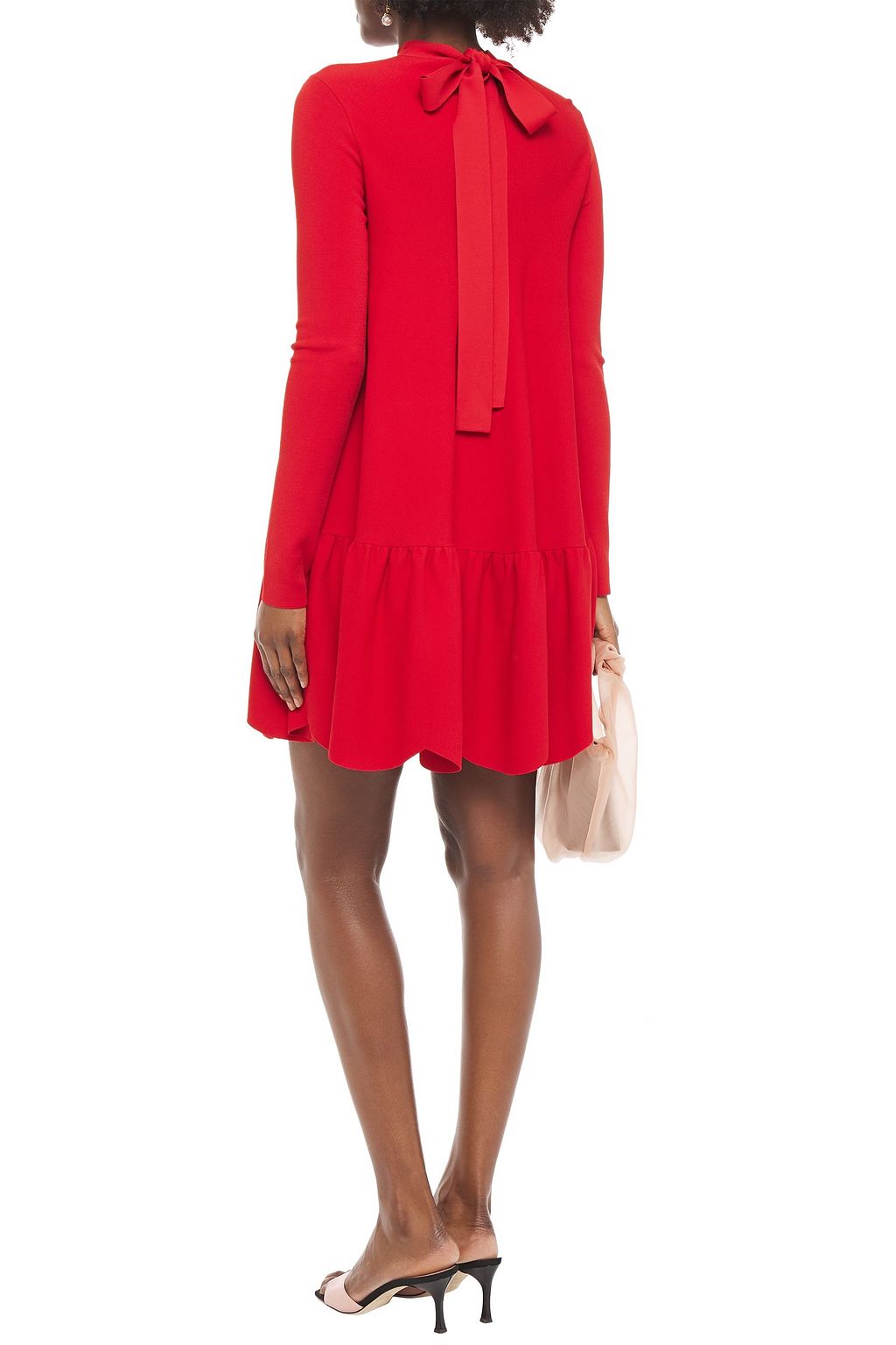 VALENTINO GARAVANI Gathered cady mini dress