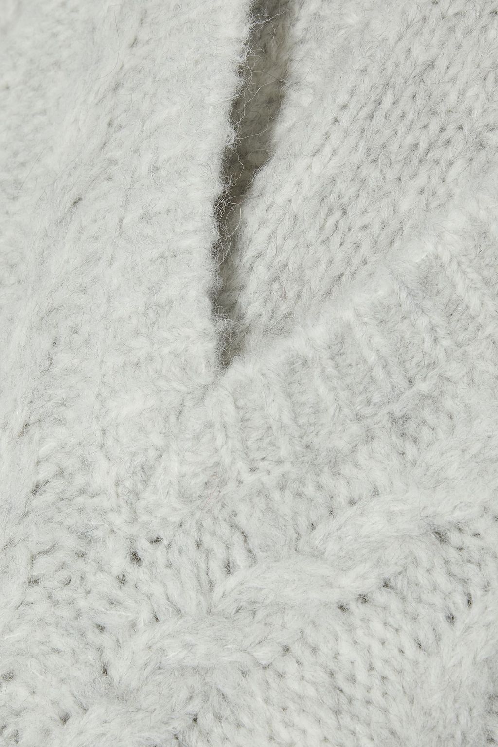 IRO Homny brushed cable-knit sweater