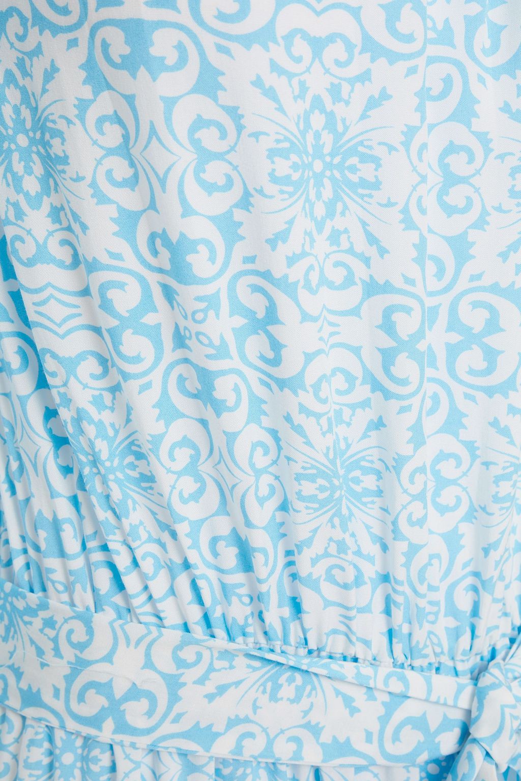 MELISSA ODABASH Carmen printed woven midi dress
