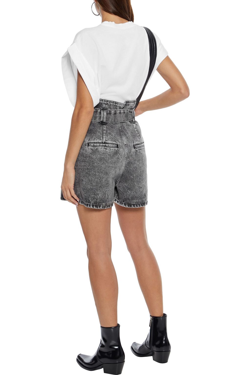 IRO Voukko belted denim shorts
