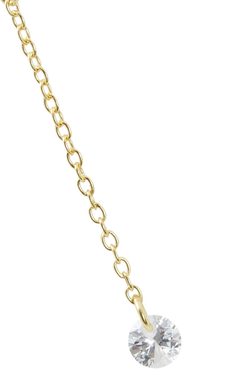 SHASHI 18-karat gold-plated sterling silver crystal earrings
