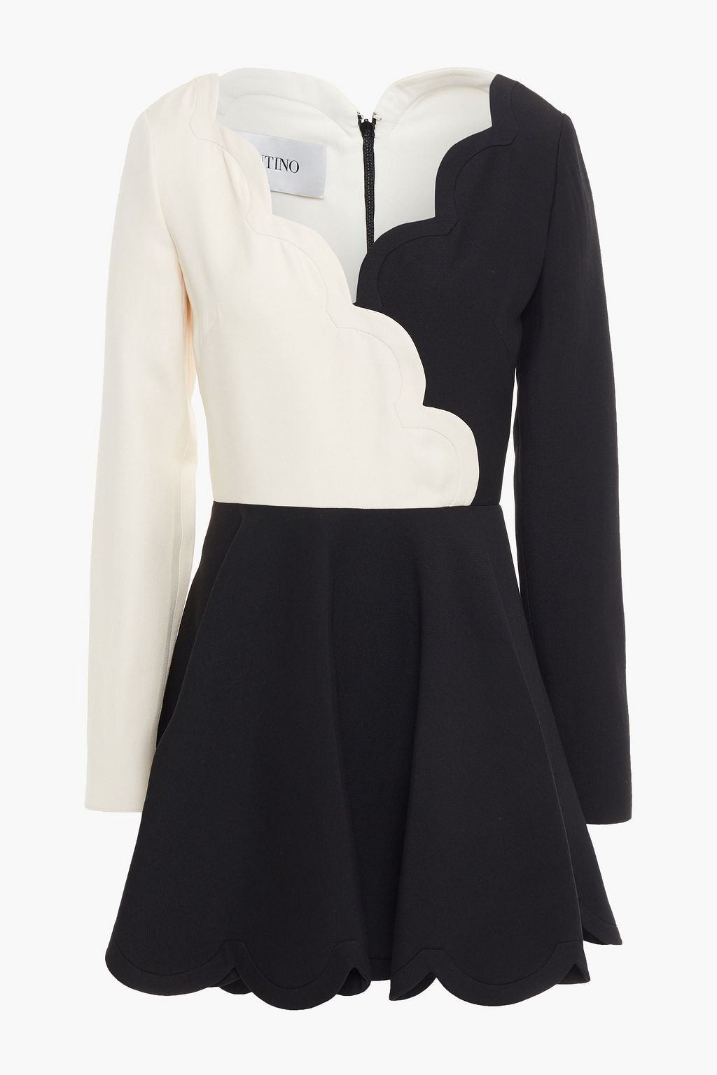 Valentino scalloped dress discount