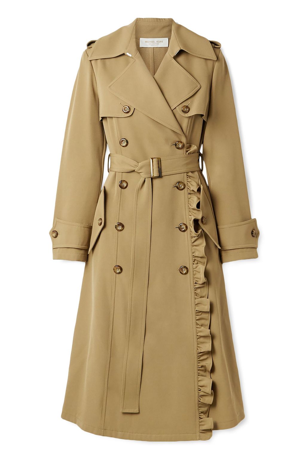 michael kors wool trench coat