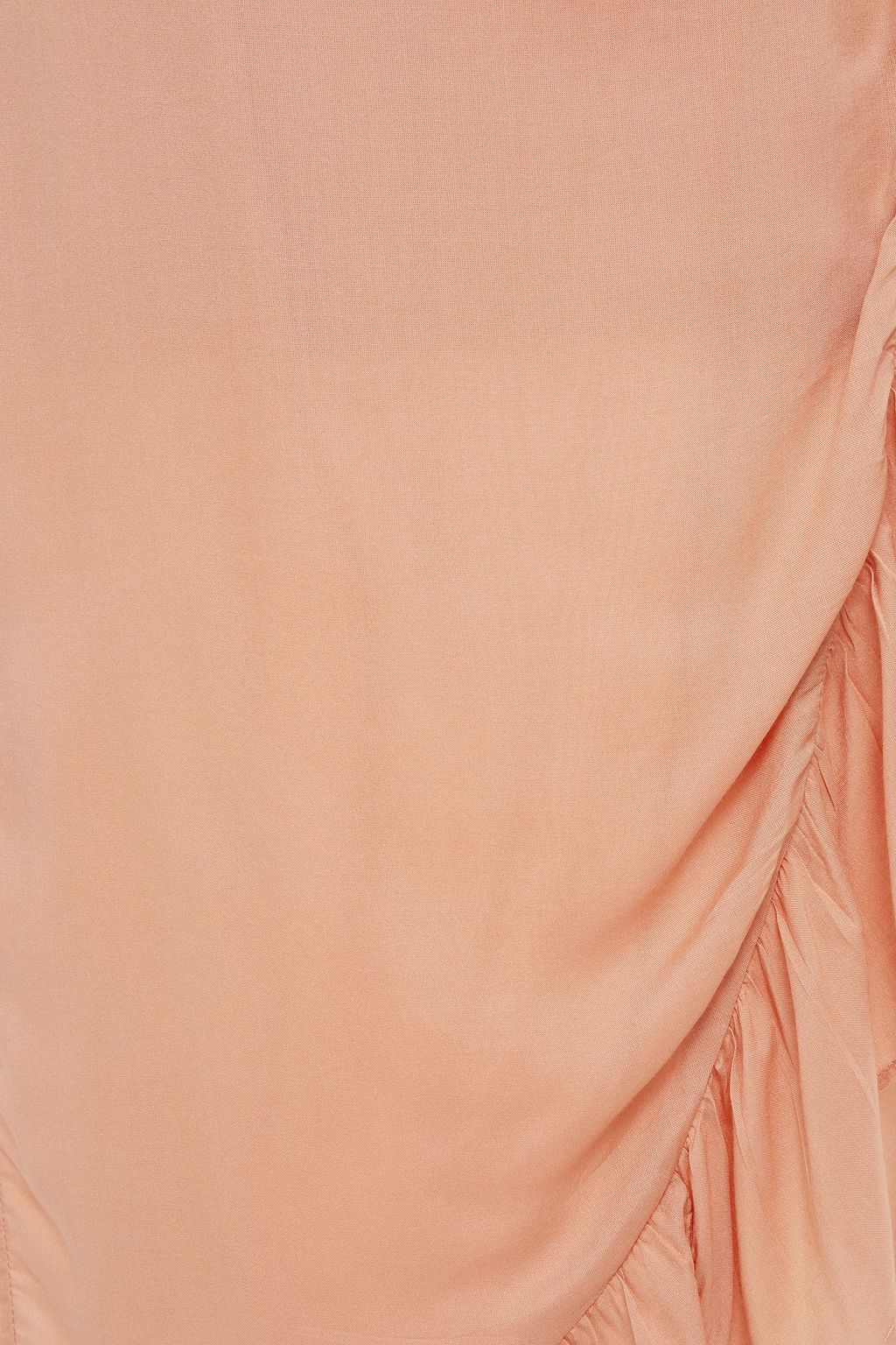 MELISSA ODABASH Danni ruffled voile midi wrap skirt