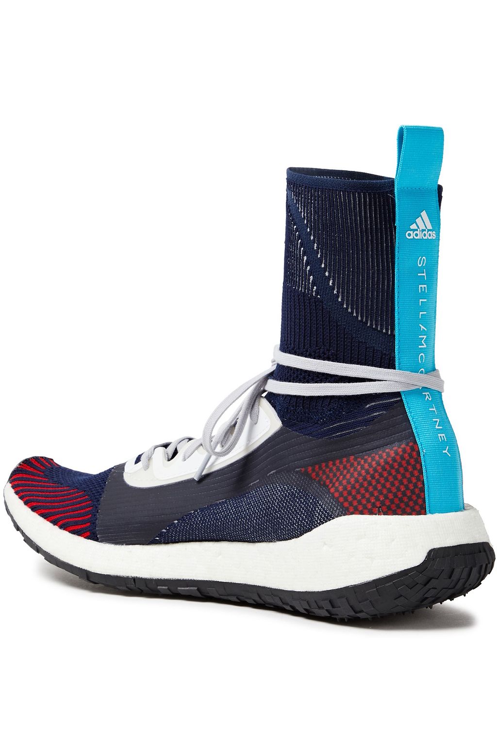 ADIDAS BY STELLA MCCARTNEY Stretch-knit high-top sneakers