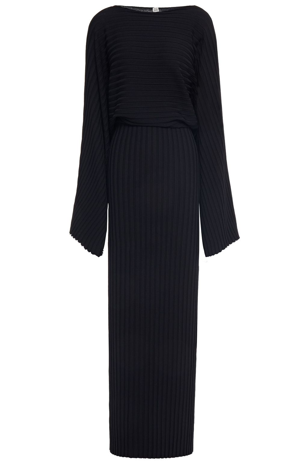 Black Maristella ribbed-knit maxi dress | TOTEME | THE OUTNET