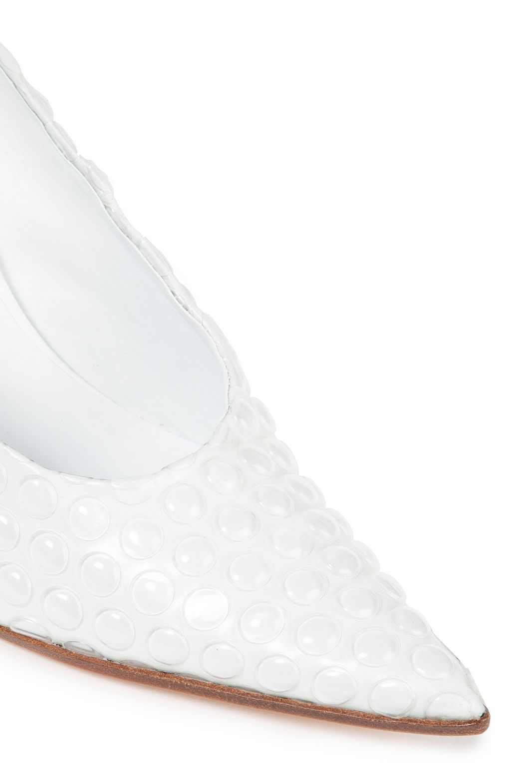 MM6 MAISON MARGIELA PVC-paneled leather pumps