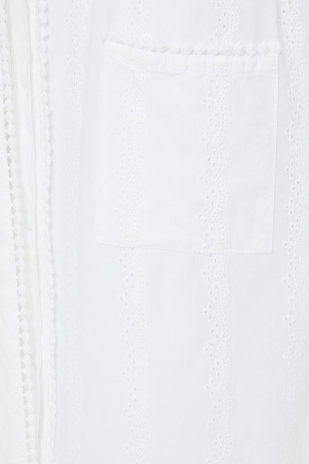 MELISSA ODABASH Patty belted broderie anglaise cotton dress