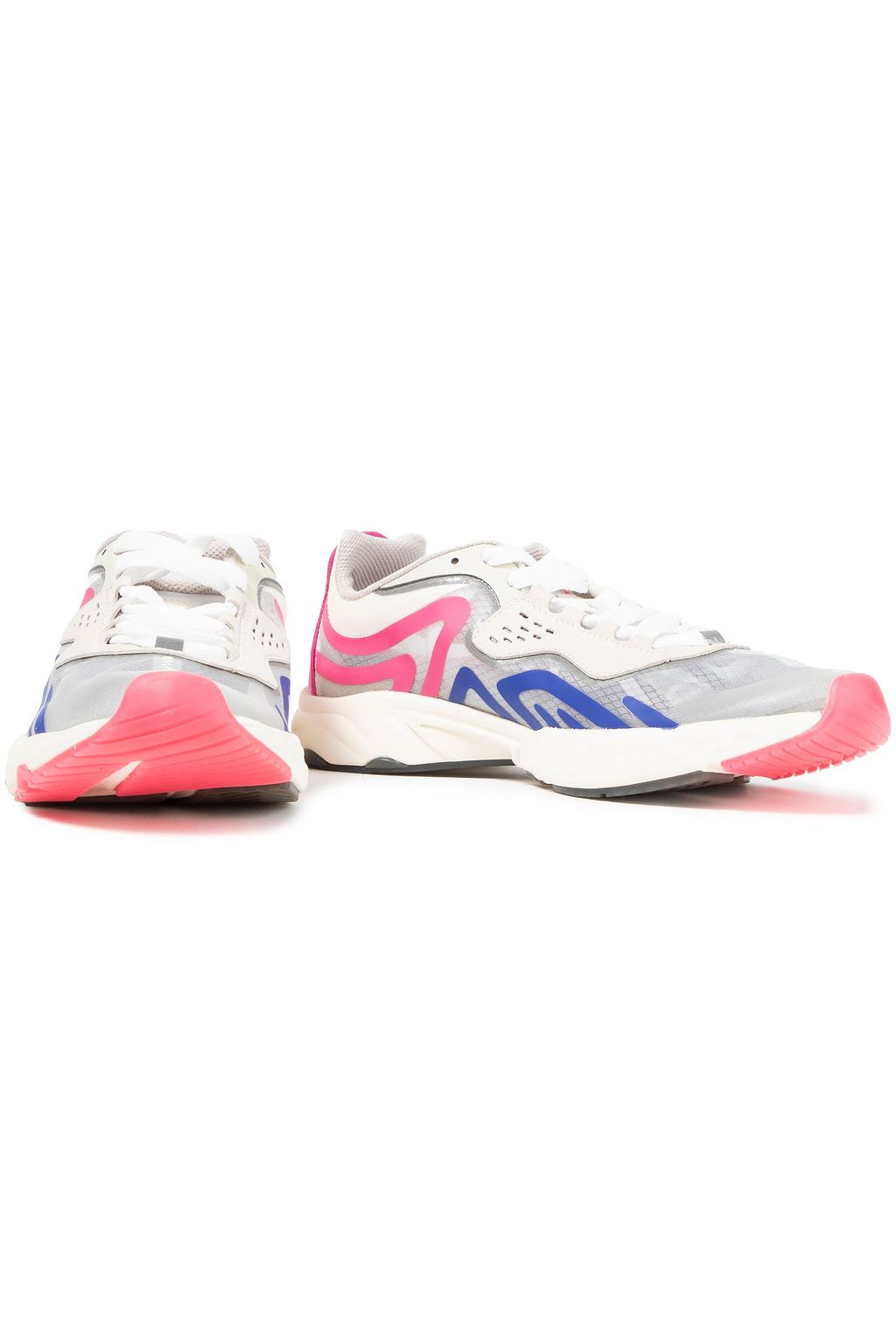 ACNE STUDIOS Ripstop, rubber and suede sneakers