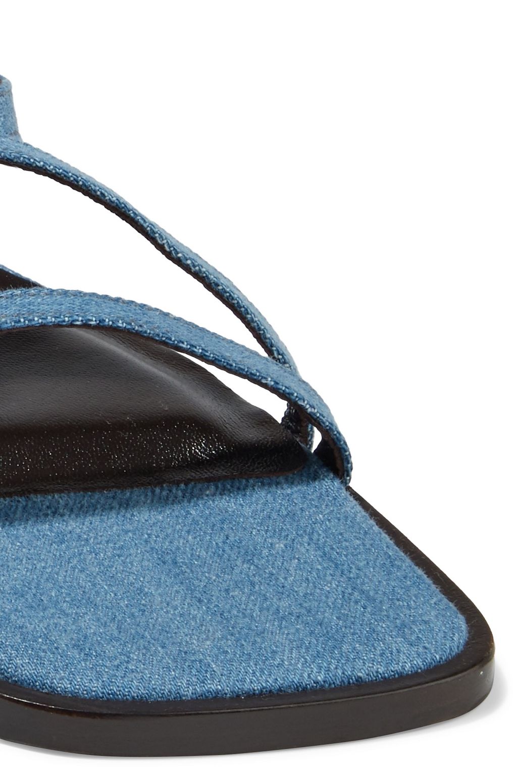 BY FAR Yumi denim sandals