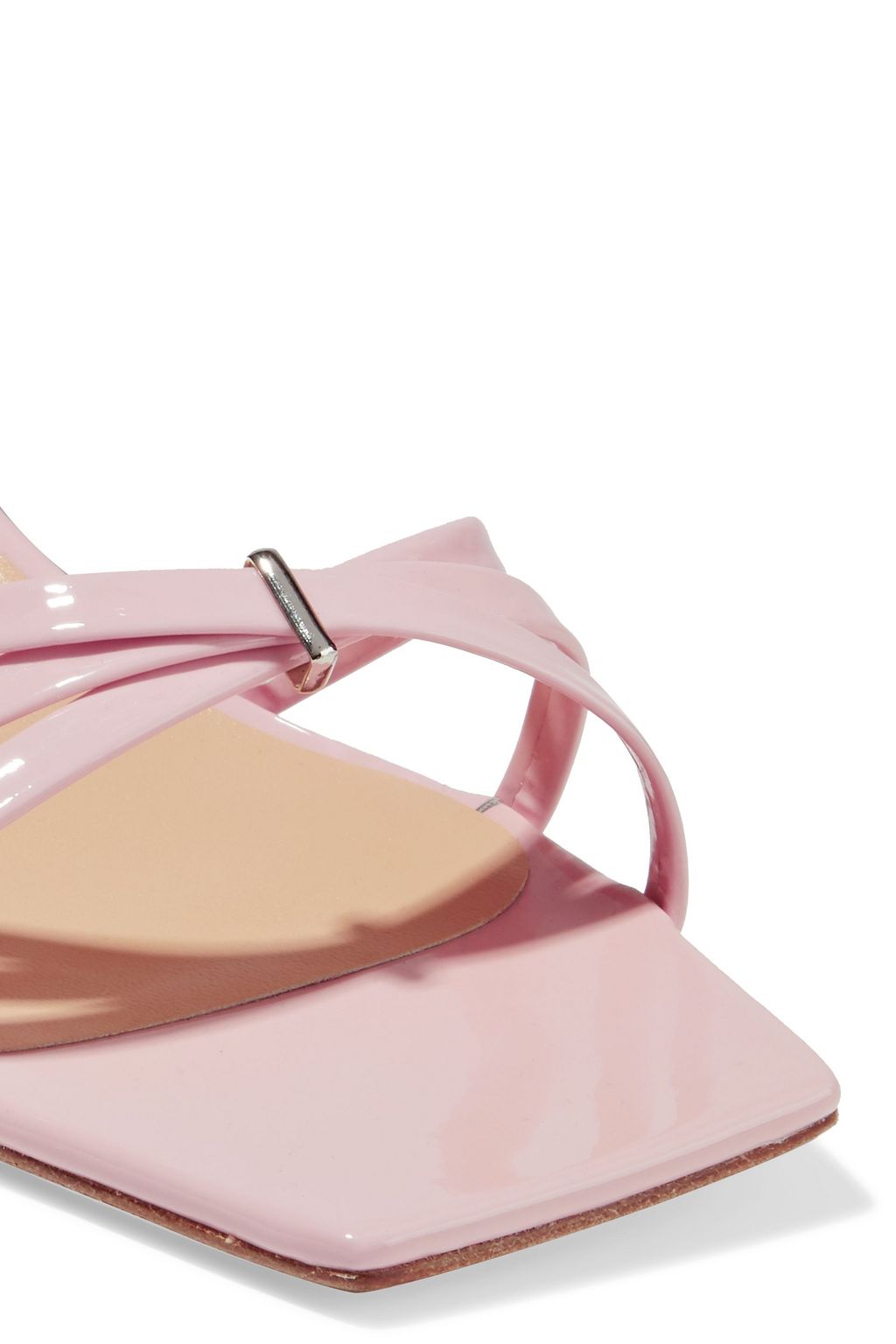 BY FAR Kaia leather sandals